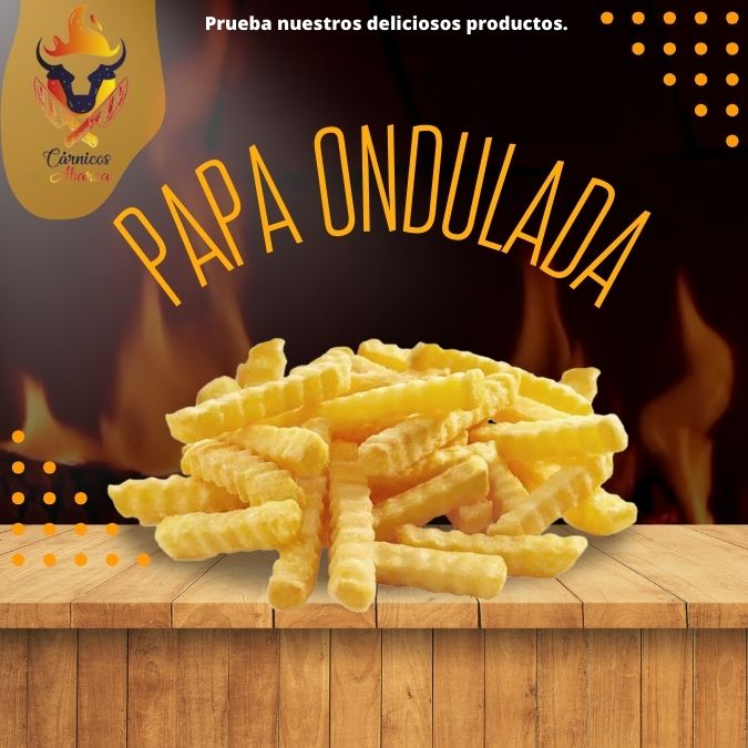 PAPA ONDULADA / Precio: $56.00